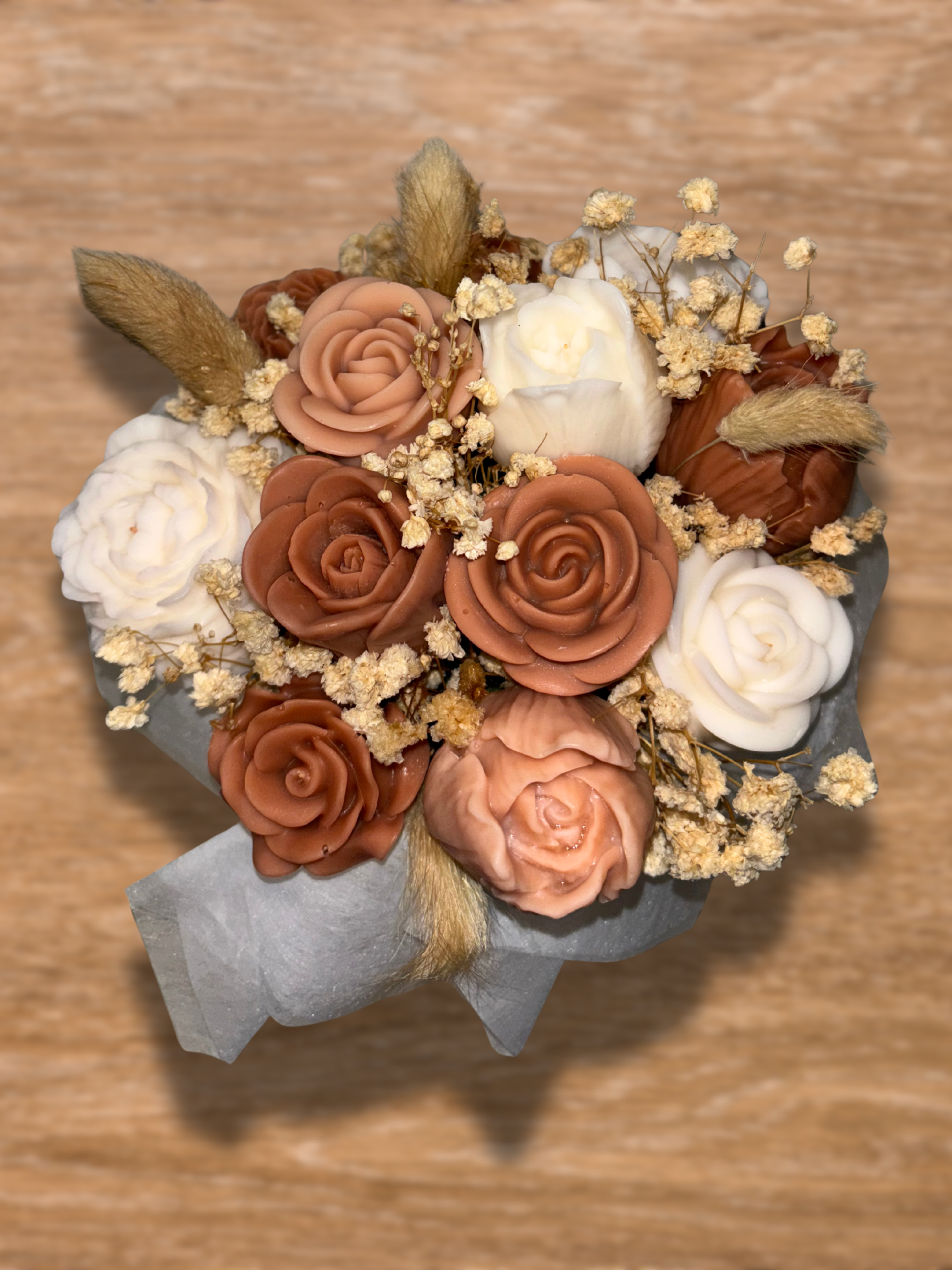 Bouquet Éternel - Fleurs en Cire Personnalisées