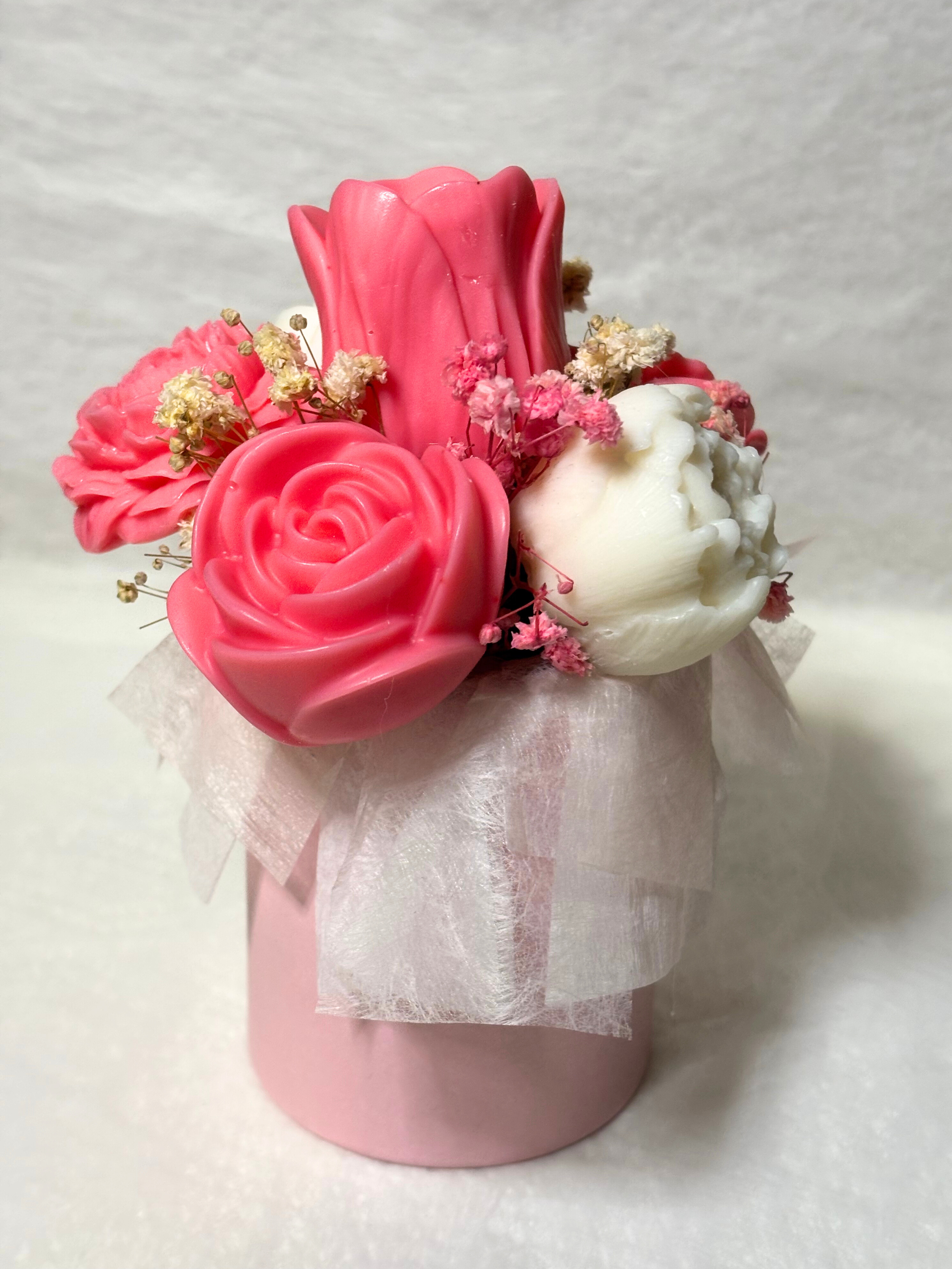 Bouquet Douceur - Fleurs en Cire Personnalisées