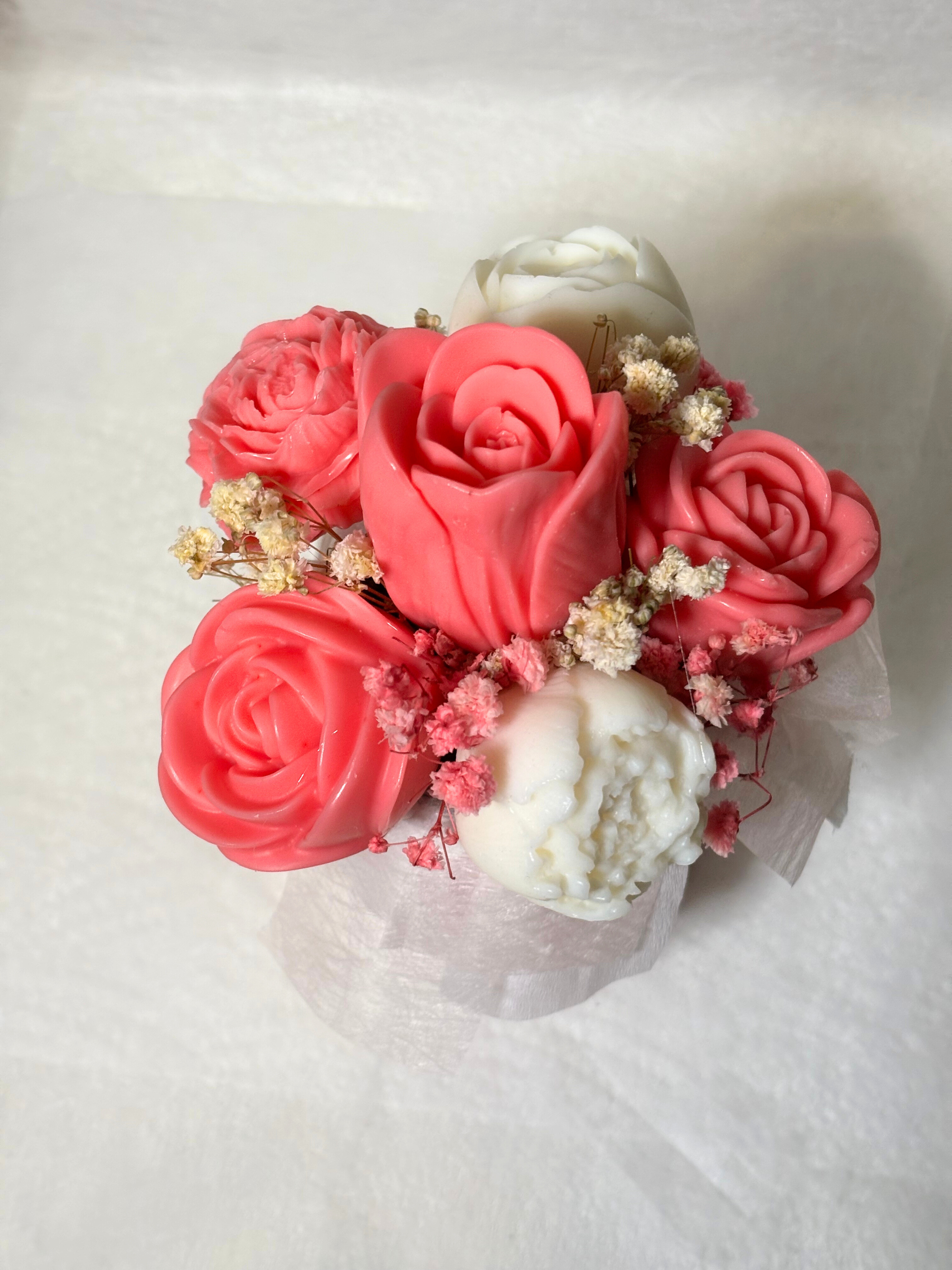 Bouquet Douceur - Fleurs en Cire Personnalisées