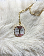 Léa Necklace - locket with a lock of hair