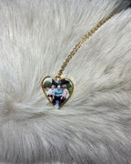 Heart necklace with photo