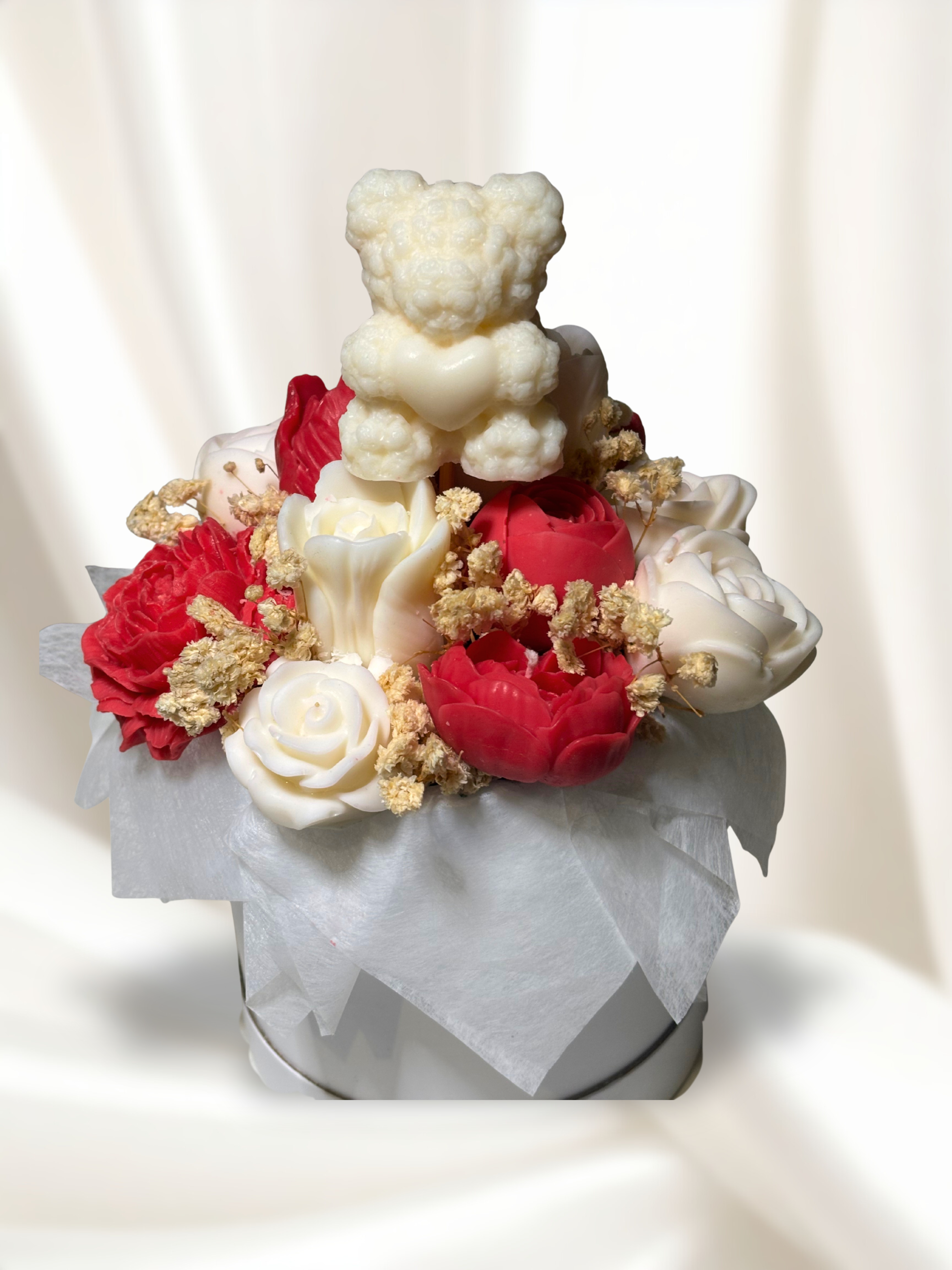 Bouquet Éternel - Fleurs en Cire Personnalisées