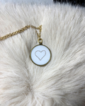 Eternal necklace with a lock of hair