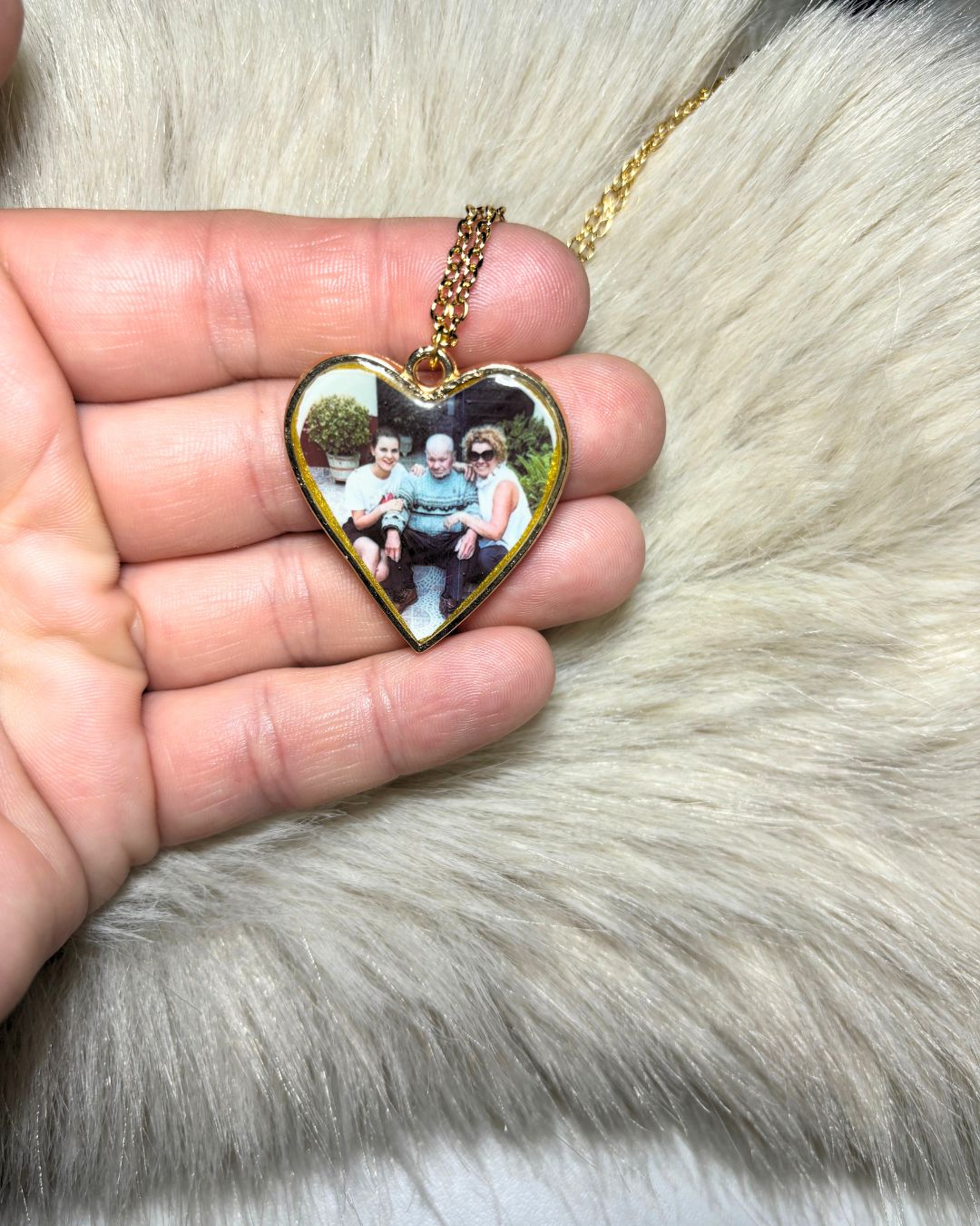 Collier Cœur avec photo