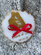 Personalized Resin Ring Bearer Pillow (13 cm)