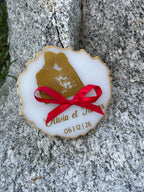 Personalized Resin Ring Bearer Pillow (13 cm)