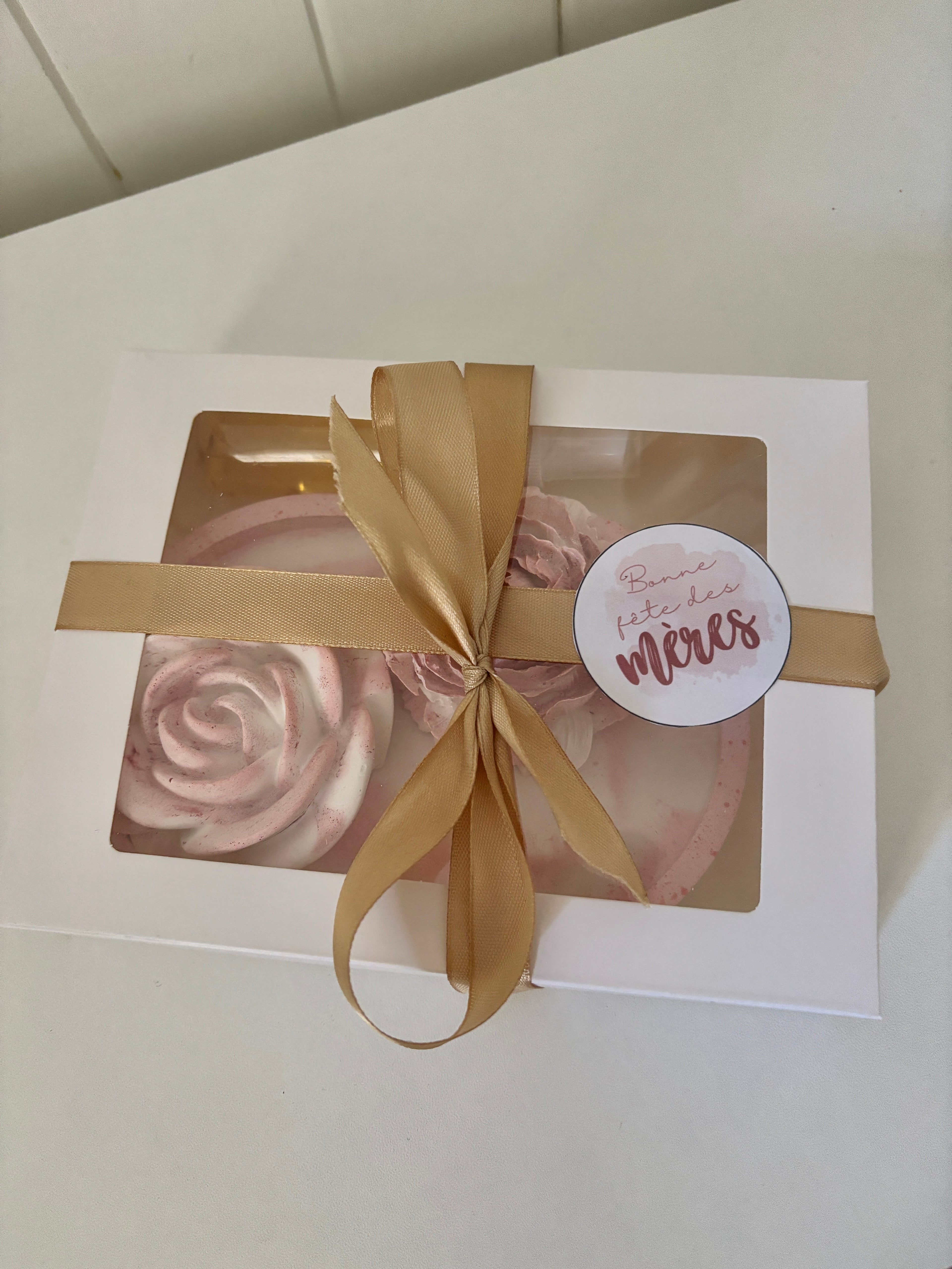 Rose Duo Set: Handcrafted Diffuser