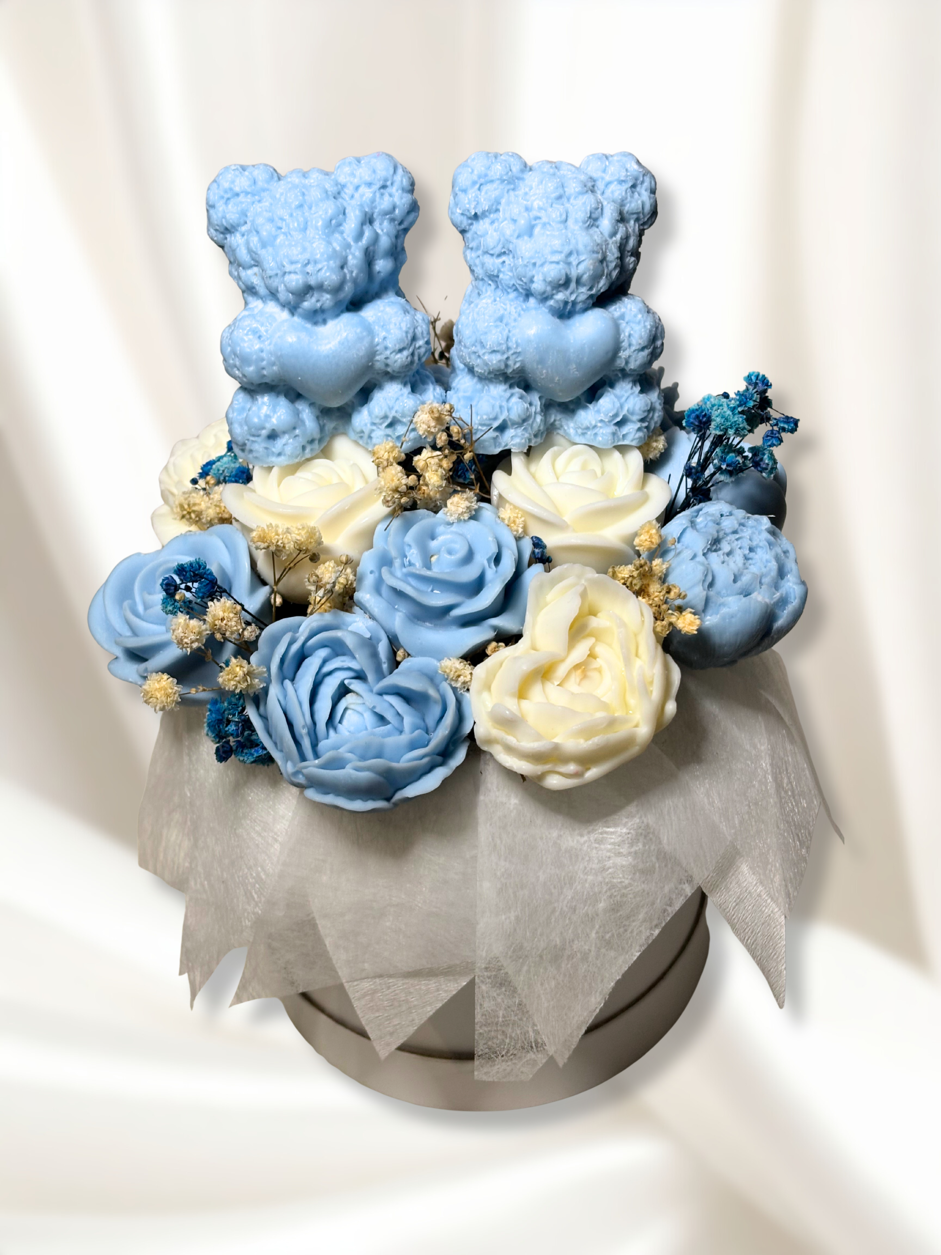 Bouquet Éternel - Fleurs en Cire Personnalisées