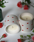 Candy apple candle