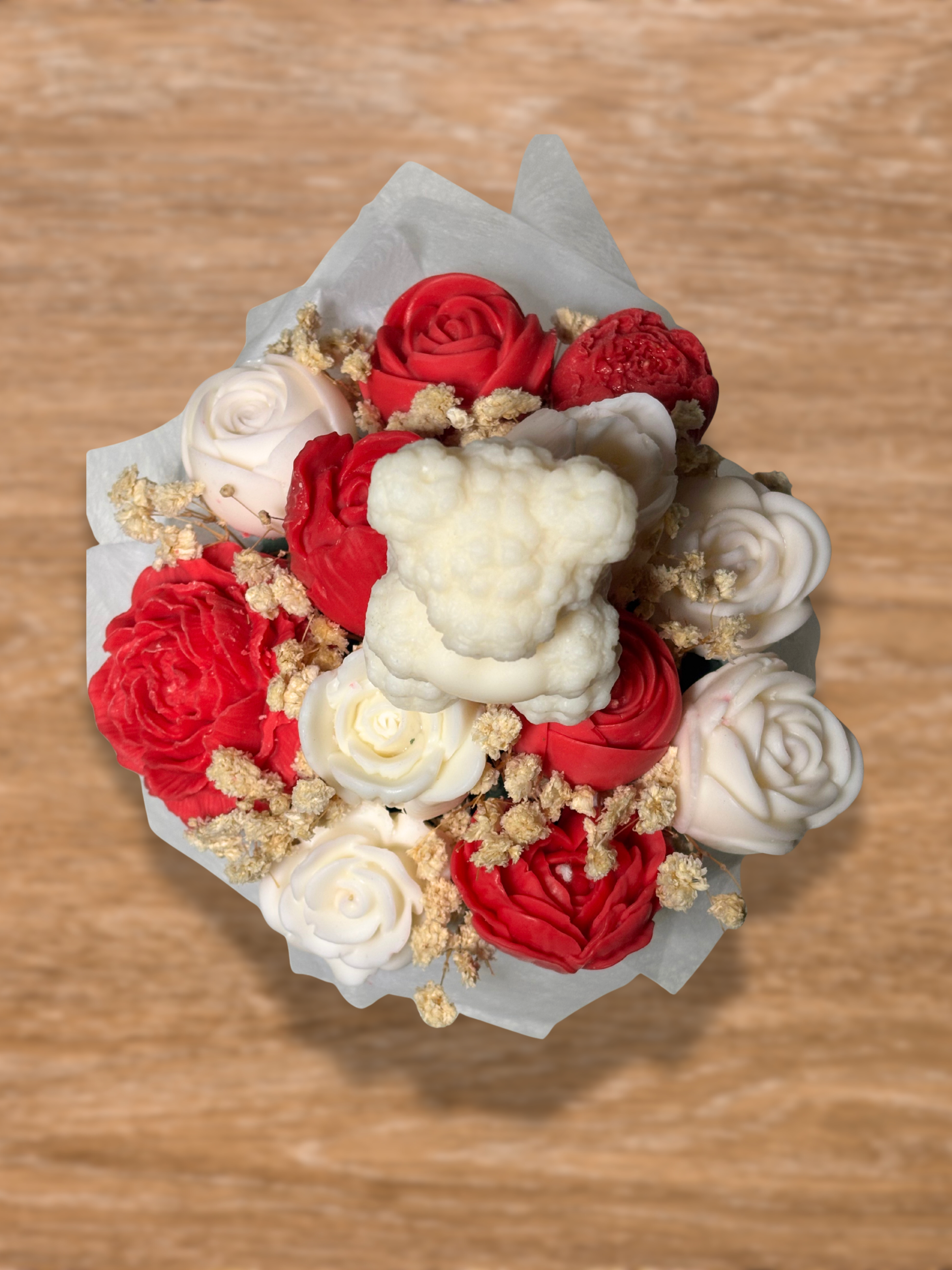 Bouquet Éternel - Fleurs en Cire Personnalisées