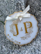 Personalized Resin Ring Bearer Pillow (13 cm)