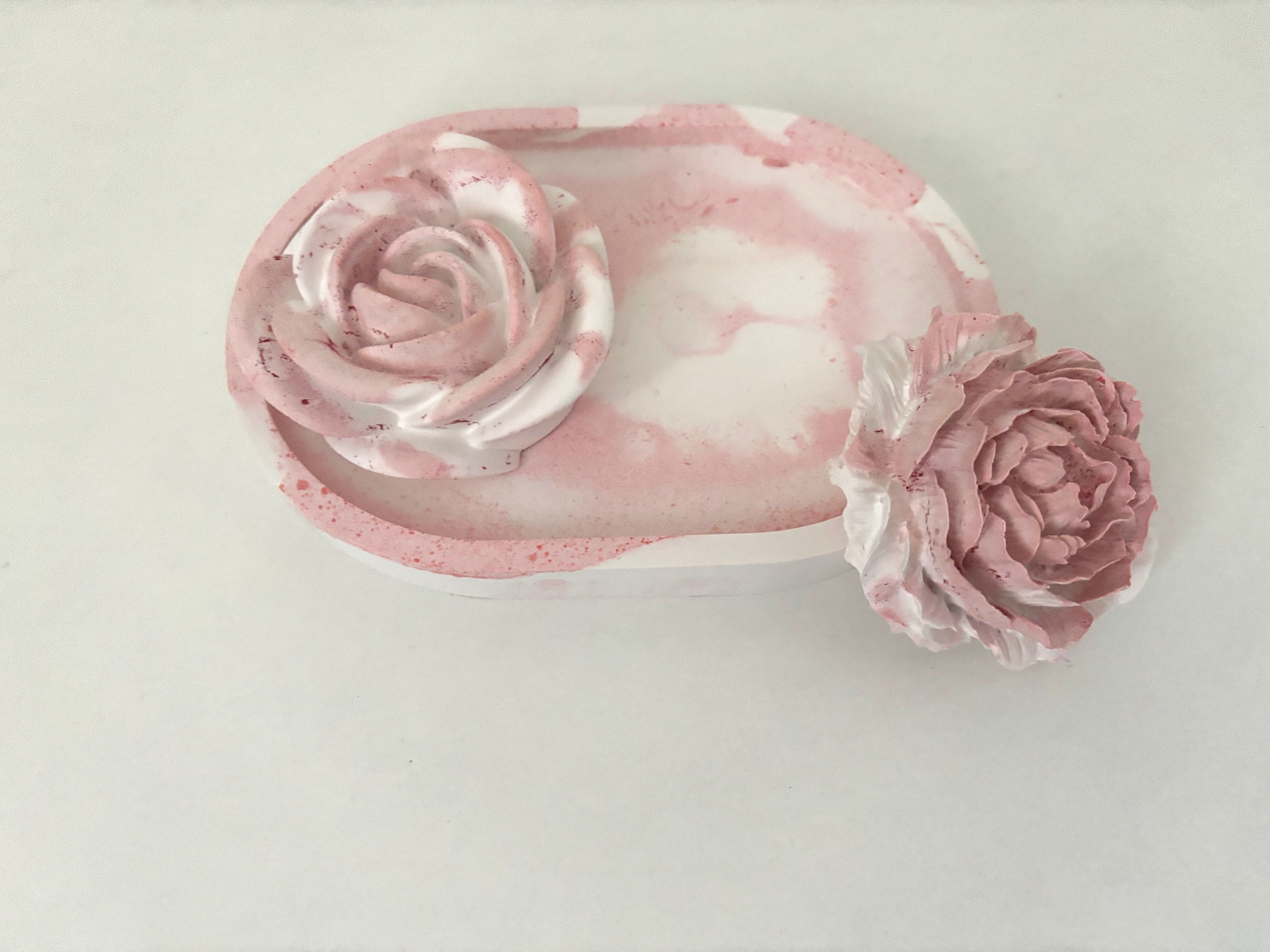 Rose Duo Set: Handcrafted Diffuser